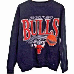 O126 Vintage Chicago Bulls NBA Crewneck Sweatshirt